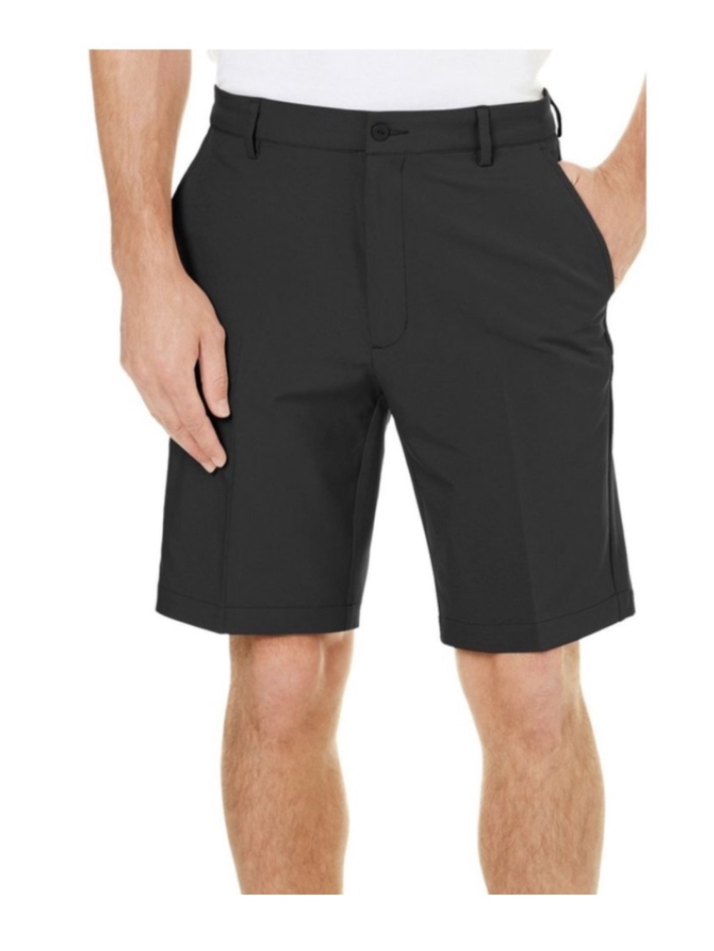 Greg Norman Collection Black Golf Hybrid Shorts